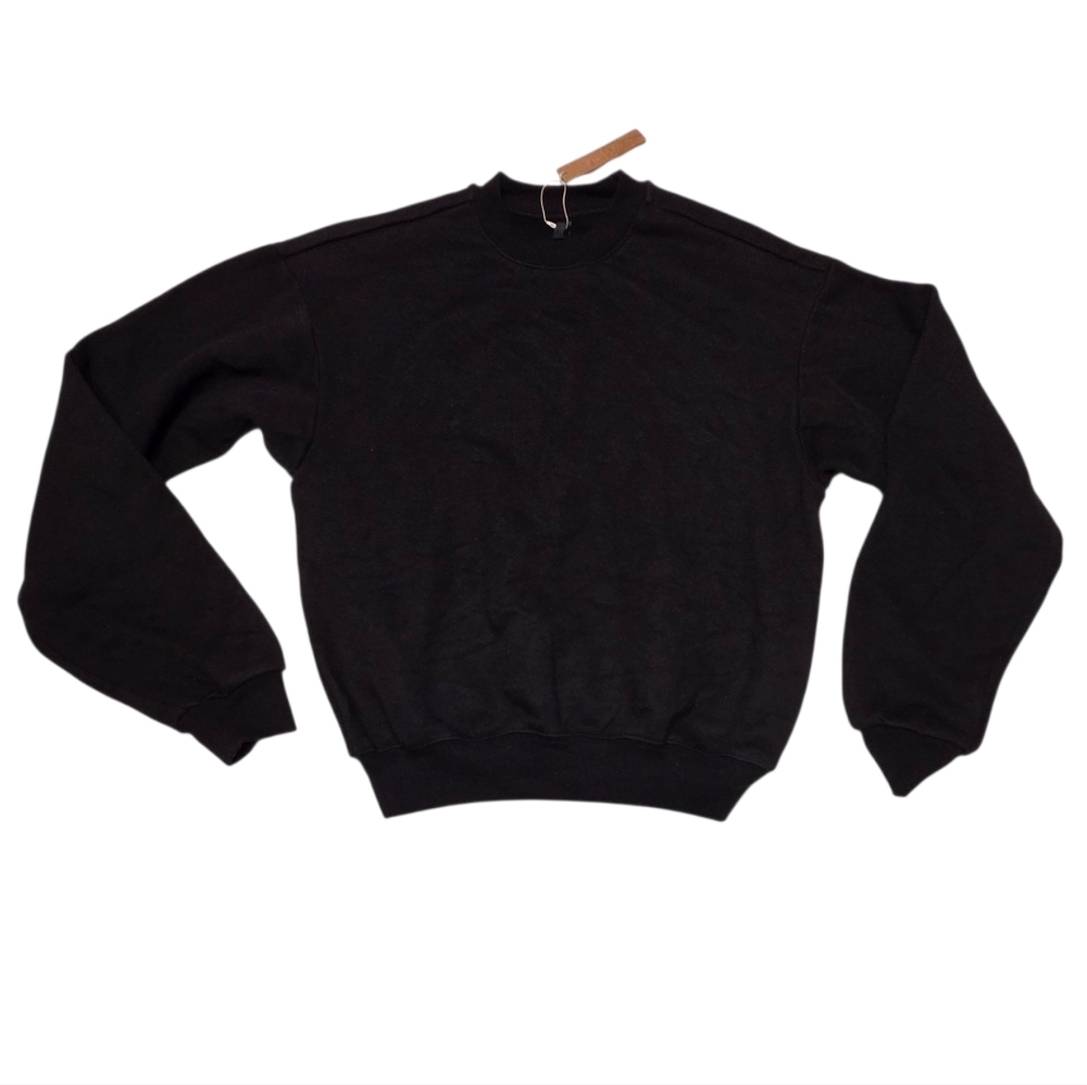 SKIMS Black Crewneck Sweatshirt